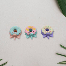 Donut erasers in colorful cartoon design