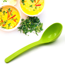 Plastic Spoon Kitchen Multipurpose Serving Ladle for Frying, Serving, Turner, Curry Ladle, Serving Rice, Spoon Used While Eating and Serving Food Stuffs Etc (2 Pcs Set / 10 Inch )