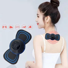 Portable USB Neck Massager Electric Neck Massager Automatic Massage Enhancer Mini Cervical Massager EMS Lymphatic Drainage Massage with Cable, Gym Equipment