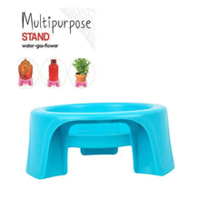 Durable multipurpose plastic stand for matkas and heavy pots.