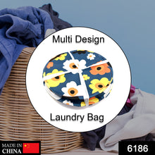 Canvas laundry bag with spacious interior