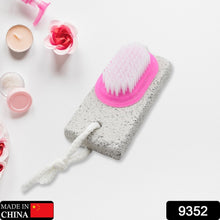 Hand and Foot Brush with pumice stone to Remove Dead Skin & Callus Stone Foot Scrubber Pedicure Brush For Dead Skin