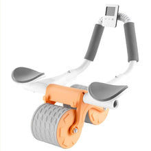 Abdominal wheel with double wheels and timer