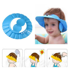 Soft and adjustable shower cap for baby’s safety.