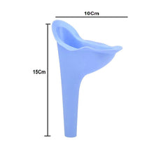 Female urinal funnel, reusable and easy to use