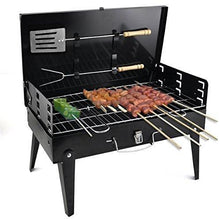 Stainless steel barbecue toaster, briefcase style