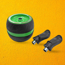 AB roller with knee mat, enhances core workout.