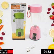 Portable blender mixer cup with 6 blades